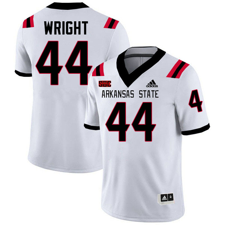 Aidan Wright Arkansas State Jersey,Arkansas State Red Wolves Football Uniforms,Jersey-White